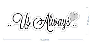 Family and Us Always Sticker Set