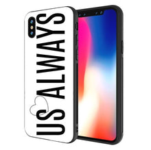 Load image into Gallery viewer, White Us Always iPhone Case