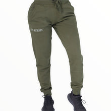 Load image into Gallery viewer, Olive Embroidery Joggers